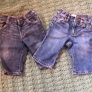 (2) Old Navy Baby Jeans 6-12 Month EUC